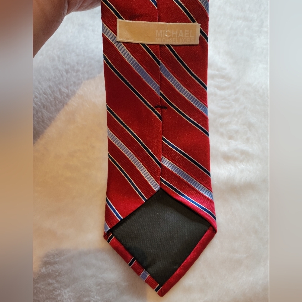 Michael Kors Necktie Tie Father's Day Gift Brand New without Tags Excellent Cond - Picture 9 of 12